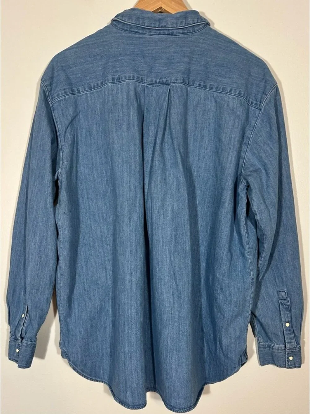 Sezane Chambray Shirt Size 40 - Picture 9 of 11